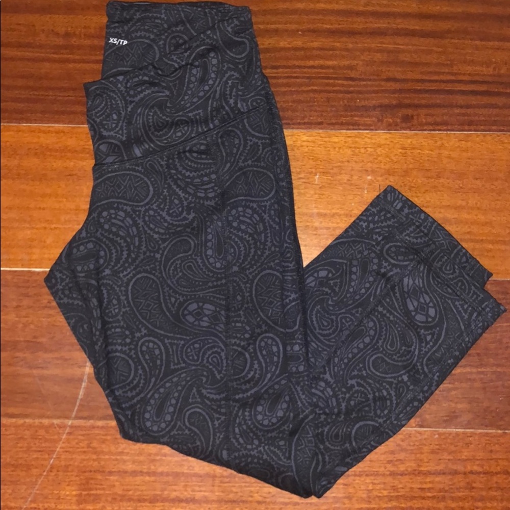 Paisley 3/4 running tights